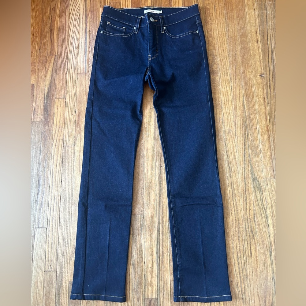 Levi's Dark Blue Straight Leg Jeans